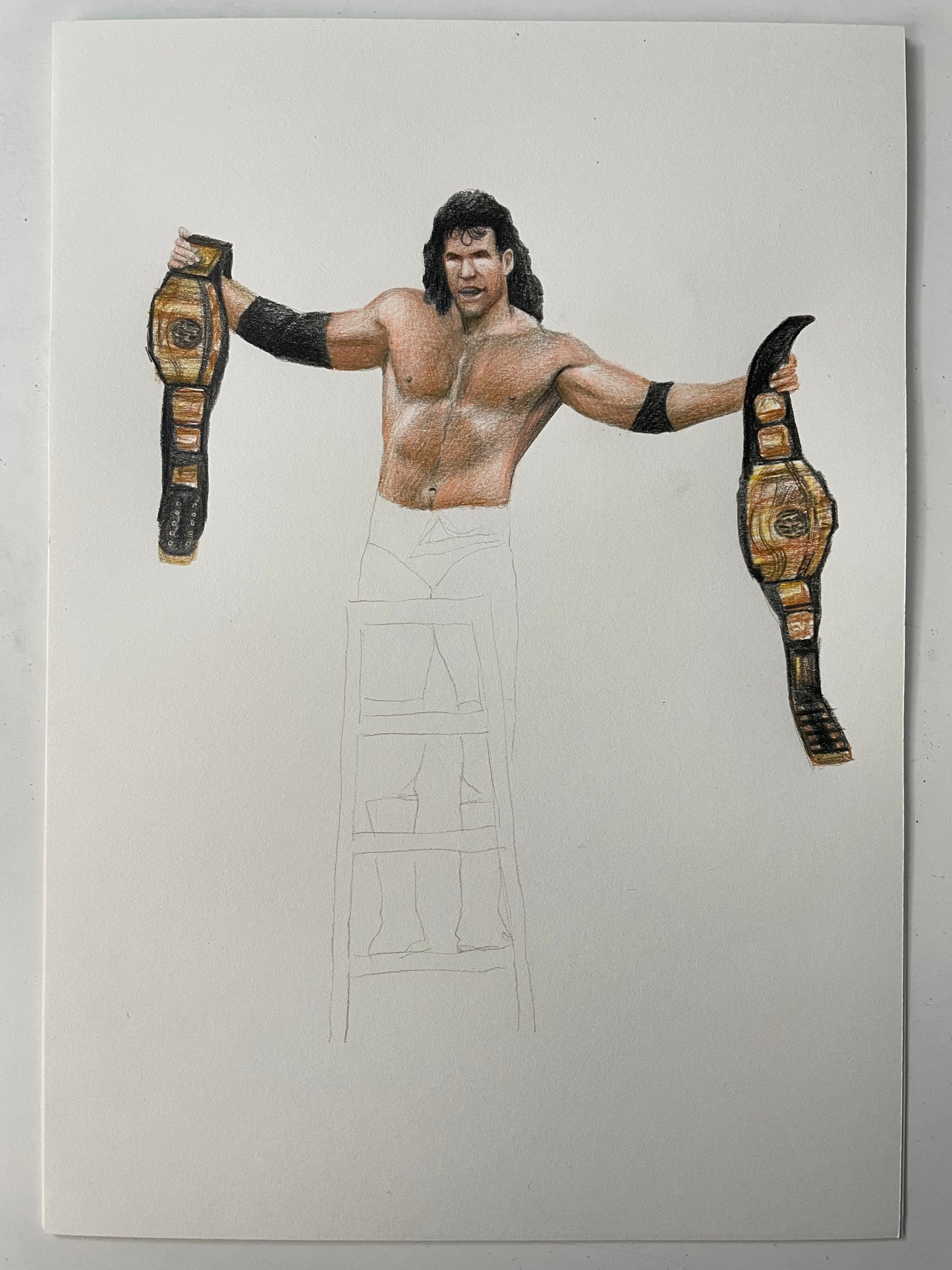 Razor Ramon Pencil Crayon/Pastel Art