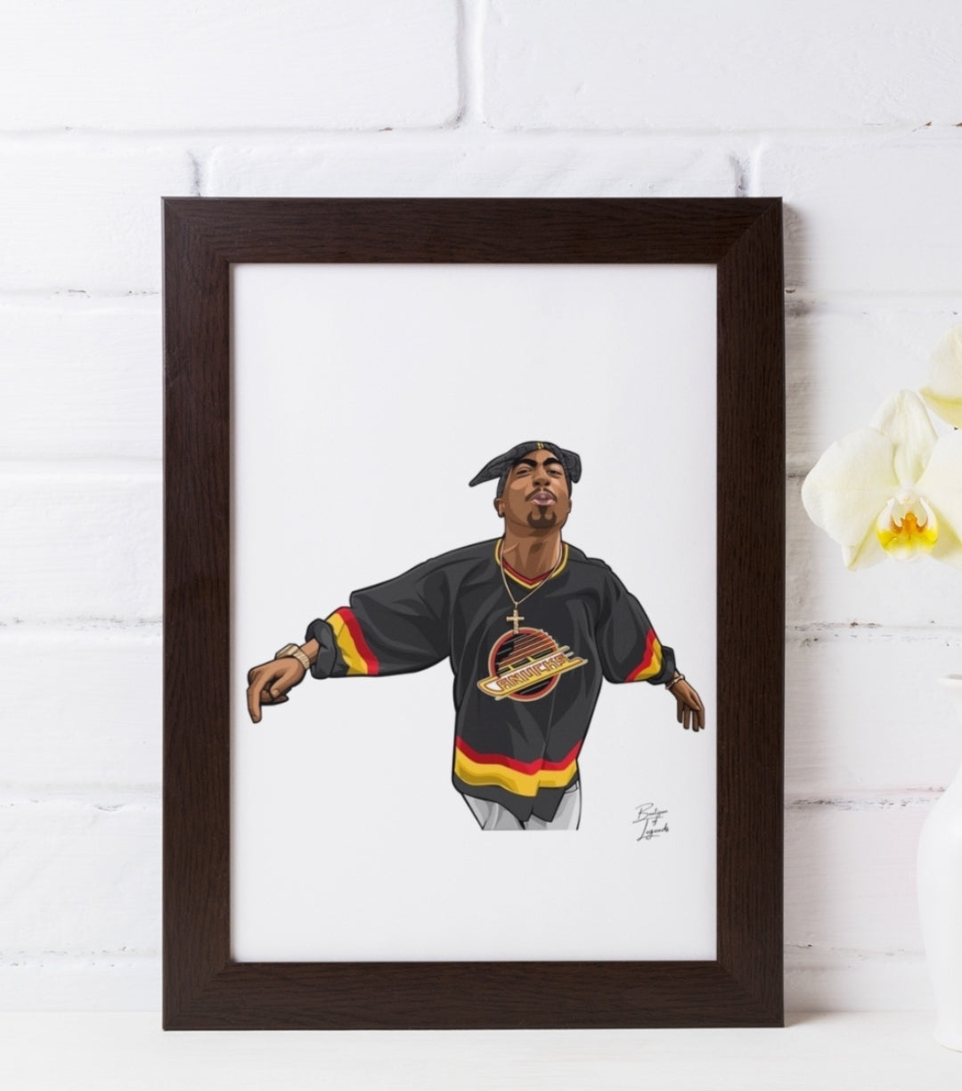 Tupac Vancouver Canucks Digital Art